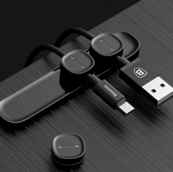 Магнитный держатель BASEUS Peas Cable Clip органайзер для проводов